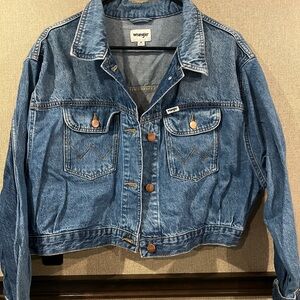 Wrangler Blue Denim Jacket for Women
